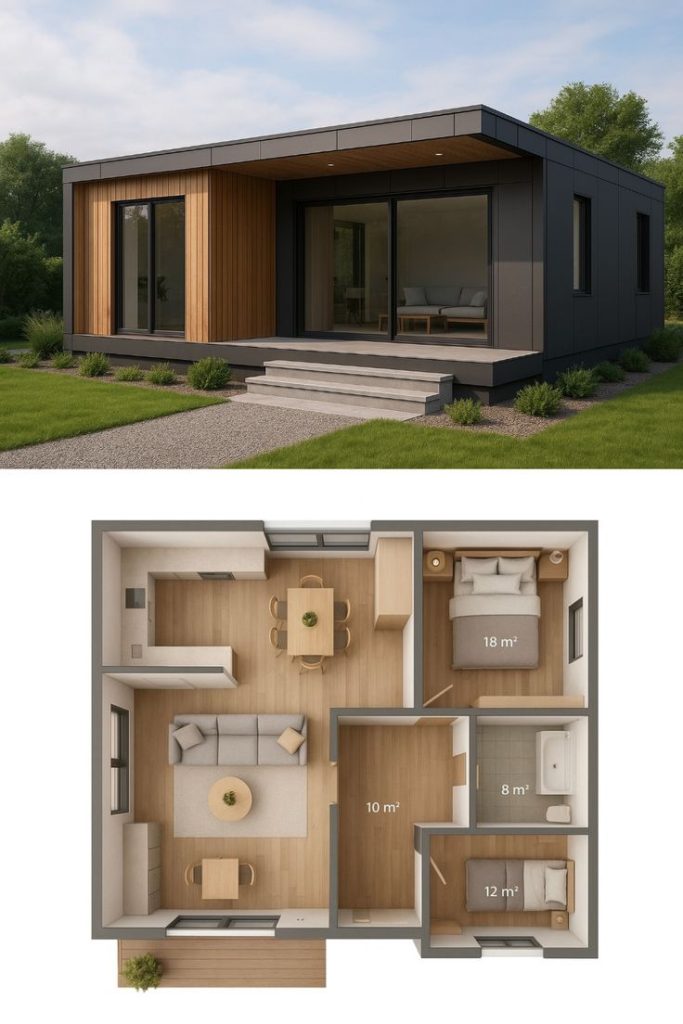 case metalice moderne